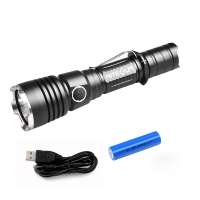 NITESUN NS20 portable tactical police rechargeable18650 USB charge battery led flashlight military defense gun torch kit