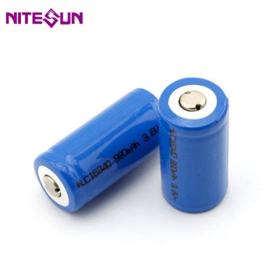 16340 Li-on Lithium 3.7V Battery Rechargeable