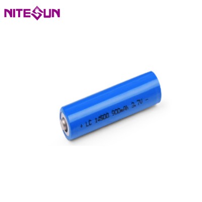 Nitesun 14500 protected 3.7v 900mah li-ion battery